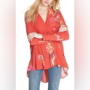 Free People Field of Butterflies Tunic - vintage